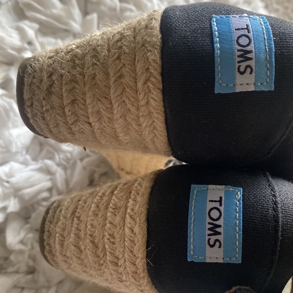 TOMS Tribal Aztec Print Espadrille Wedge Platform Sandal 6.5 - Picture 4 of 10